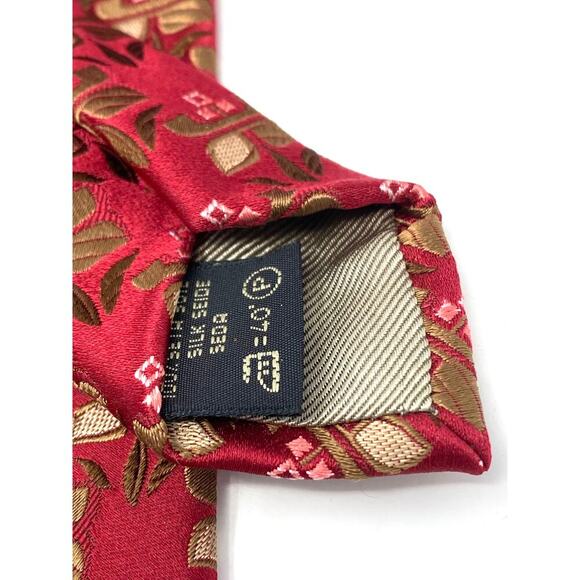 Vintage Ermenegildo Zegna 100% Silk Tie Exclusive Floral design - Picture 5 of 8